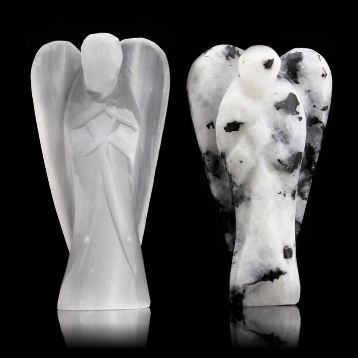 UniArt - Wholesale Ornament - Moonstone or selenite Intuition Angel, represe...4