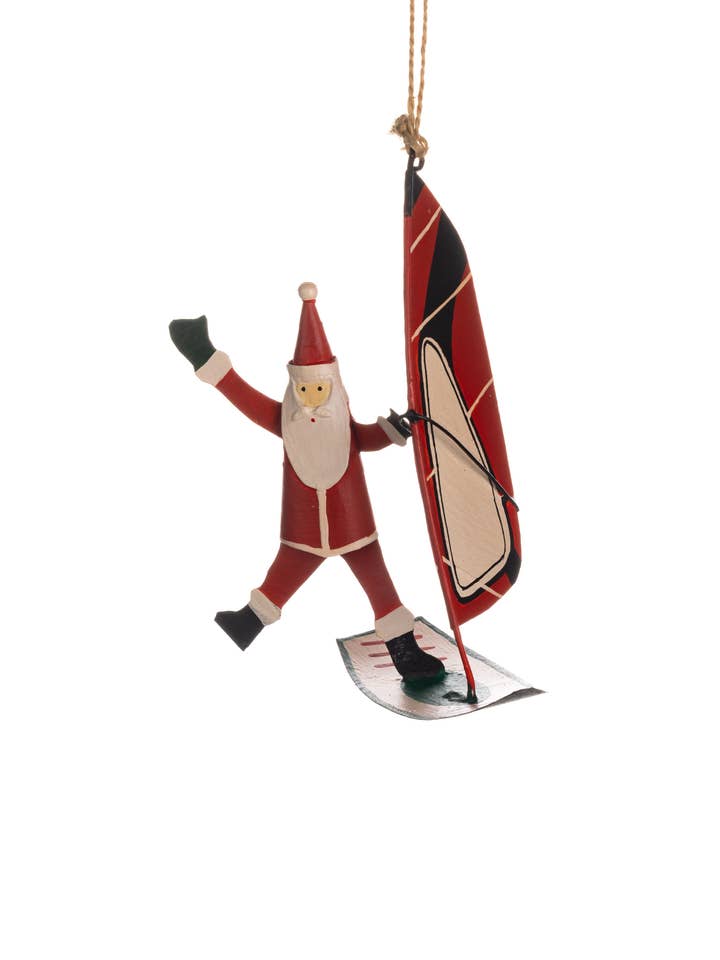 Windsurf Santa for wholesale by Shoeless Joe Ltd