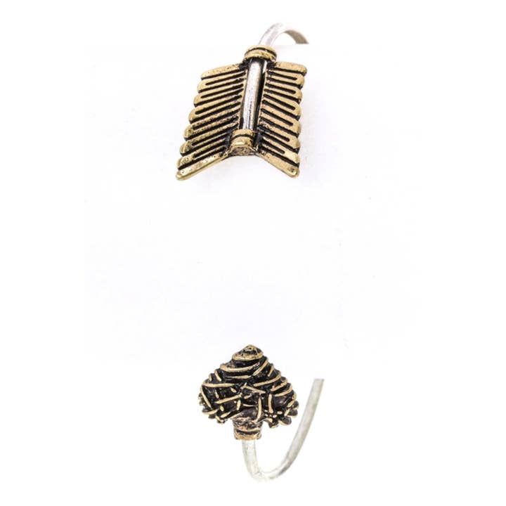 Arrow Wired Open Bangle for wholesale by LA Jewelry Plaza