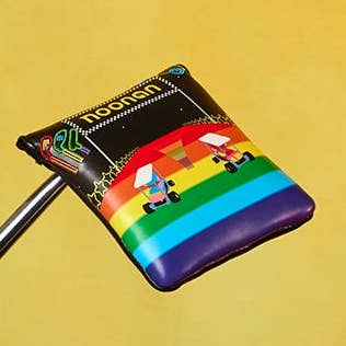 Copertura per putter Rainbogey Road Mallet per la vendita all'ingrosso da parte di Noonan Golf Co.