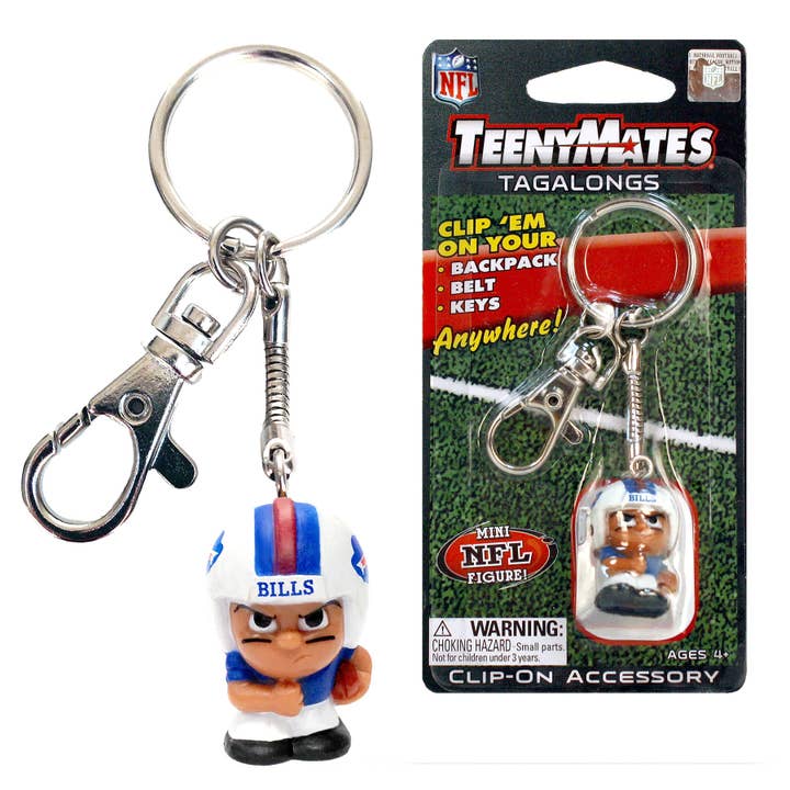 Party Animal, Inc. - Wholesale Keychain - Unisex - Buffalo Bills TeenyMate Tagalongs Keychain1