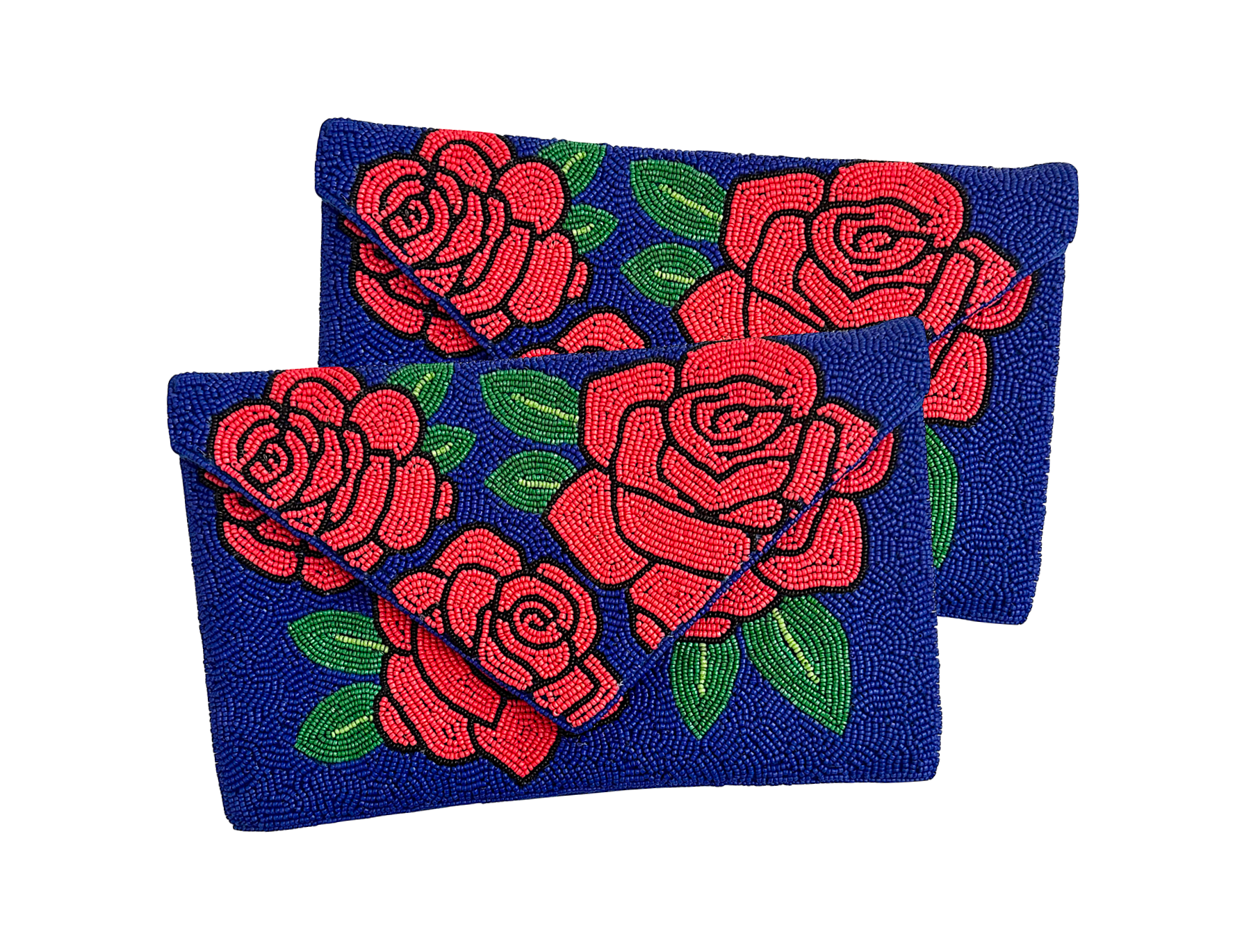 Lily Posh – wholesale Clutch bag – women's – Beaded Rose Clutch Crossbody Bag, Lily Posh Floral Clutch 1