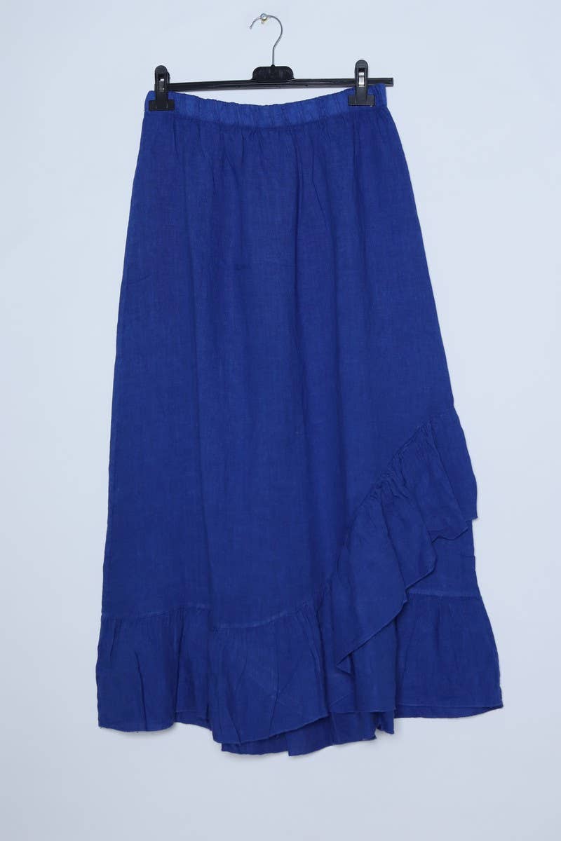 LÉA & LUC - Wholesale Skirt - Women's - 100% Linen Skirt REF. 800224
