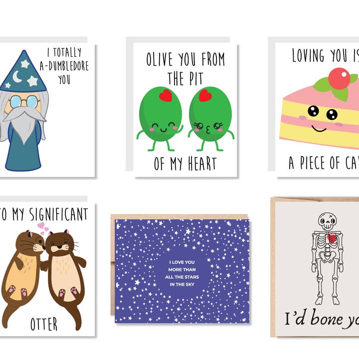 Couples and Romance Greeting Card Set or Single - Set #11 for wholesale by Oh, Hello Paper & Gifts