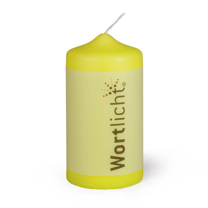 Wortlicht-Kerze – Wege zum Glück für den Großhandel von Bulla-Manufaktur