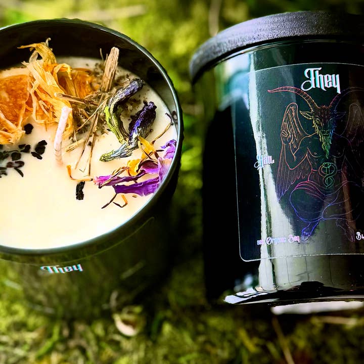 They - Jarred Candle Ritual | Blessed Bee Apothecary for wholesale by Blessed Bee Apothecary