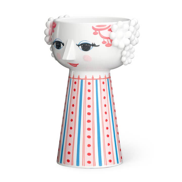 Danish Design Collective - Wholesale Candle Holder - Bjørn Wiinblad - Eva - 5.5" Ceramic 3D Candle Holder1