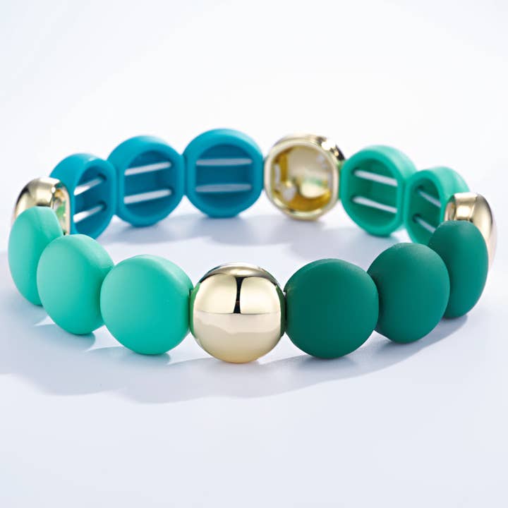 BYREN | ÉLINE L'ATELIER - Wholesale Beaded Bracelet - colorful bracelet with elastic 324CP03