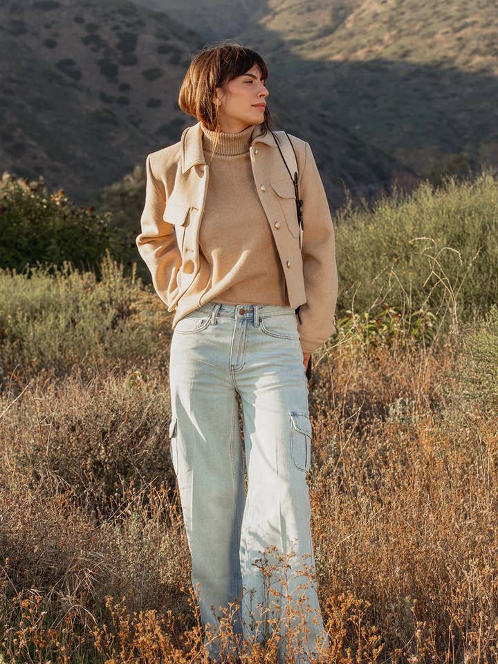 Madison Cargo-Jeans mit mittlerer Taille, Hotel California für den Großhandel von Oliver Logan