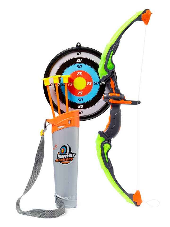 Ensemble arc et flèche de tir à l'arc à lumière verte pour la vente par Dash Toyz