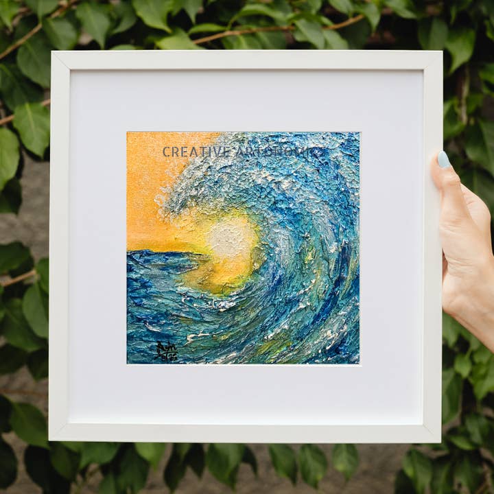 Sunlit Surf Art Print for wholesale by Creative Artonomics