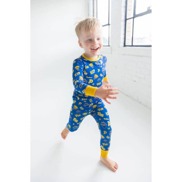 Tailgate Tikes - Wholesale Sleepwear Set - Kids - Pitt Panthers Two-Piece Pajama Set6