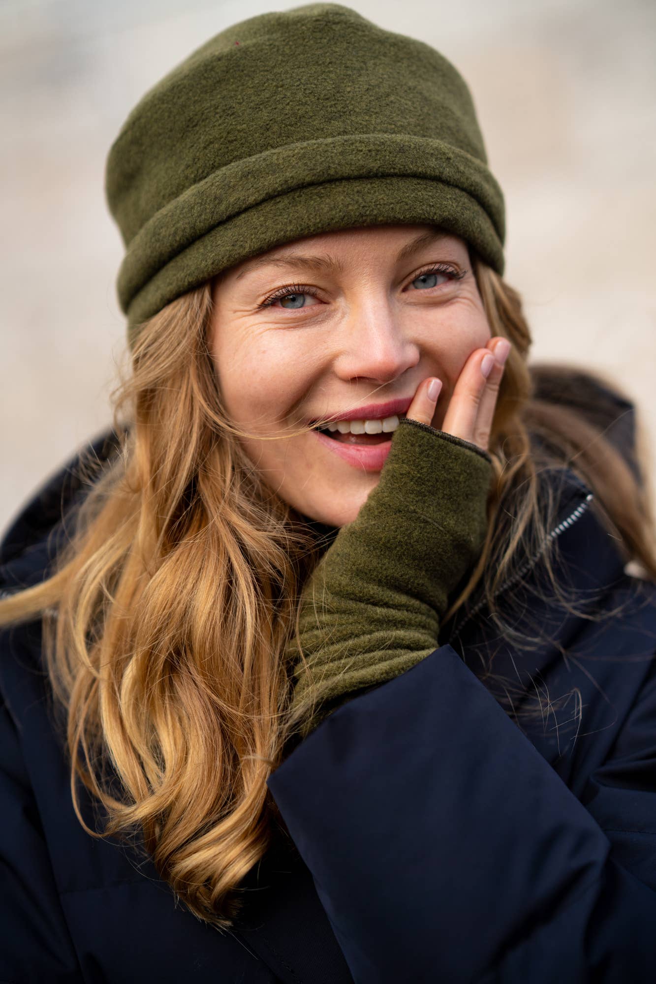 M BY FLECHET - ESSENTIALS - ALP1 - Wholesale Gloves - Women's - WATERPROOF FLEECE MITTEN - 2HS16415