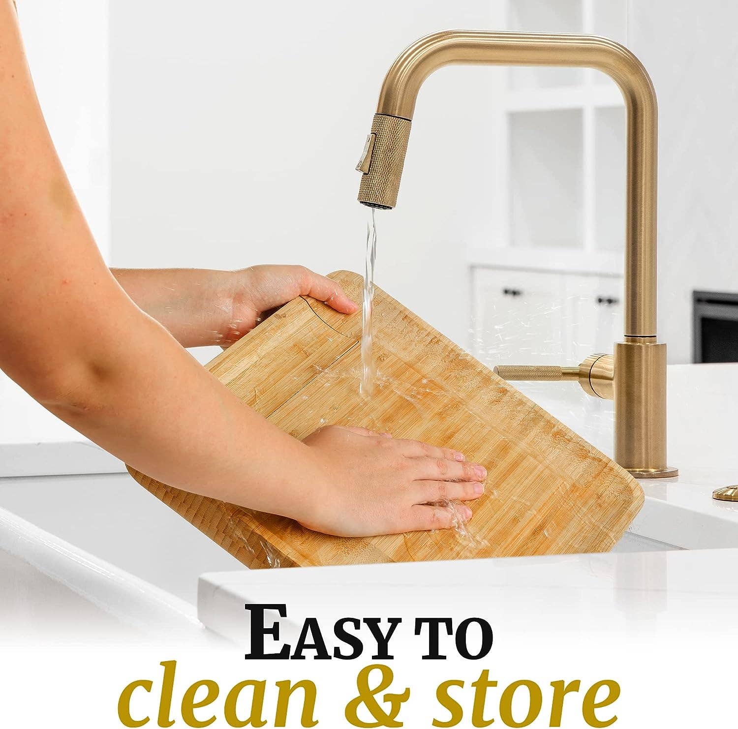 Zulay Kitchen – wholesale Cheese board – Bamboo Cheese Board with Cutlery & Drawer 7