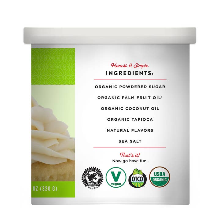 Miss Jones Baking Co. - Wholesale Cake Mix - Organic Cream Cheese Buttercream Frosting