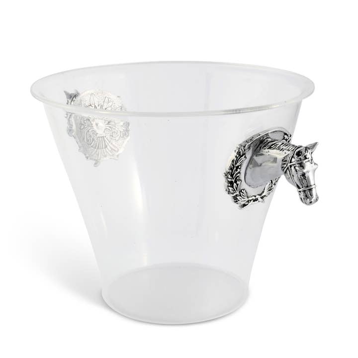 Arthur Court - Wholesale Ice Bucket - Horse Head Handle Acrylic Ice Bucket1