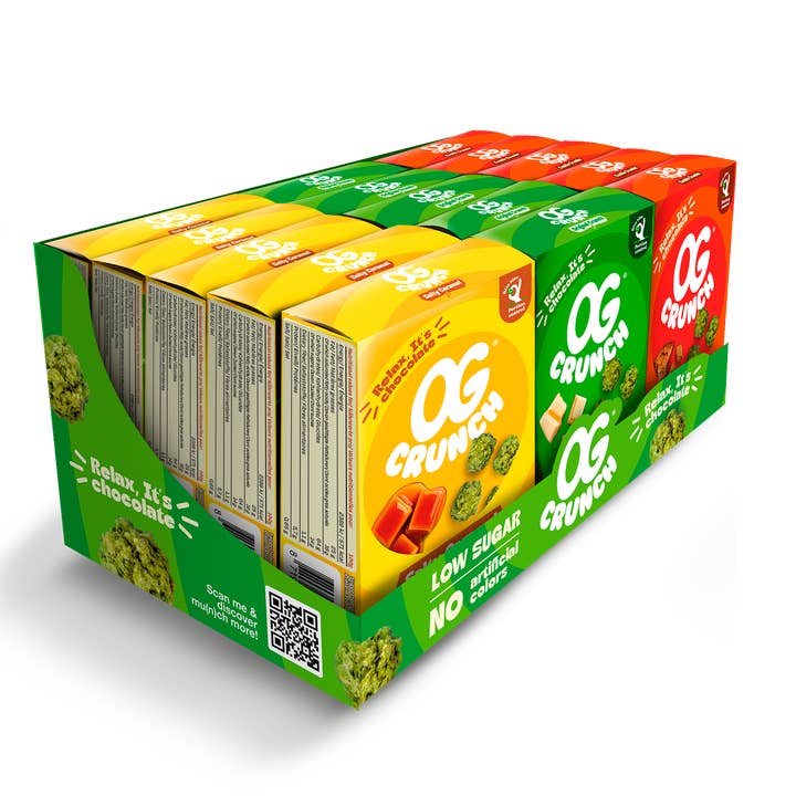 OG Crunch Display 15 x Onepacks for wholesale by OG Crunch