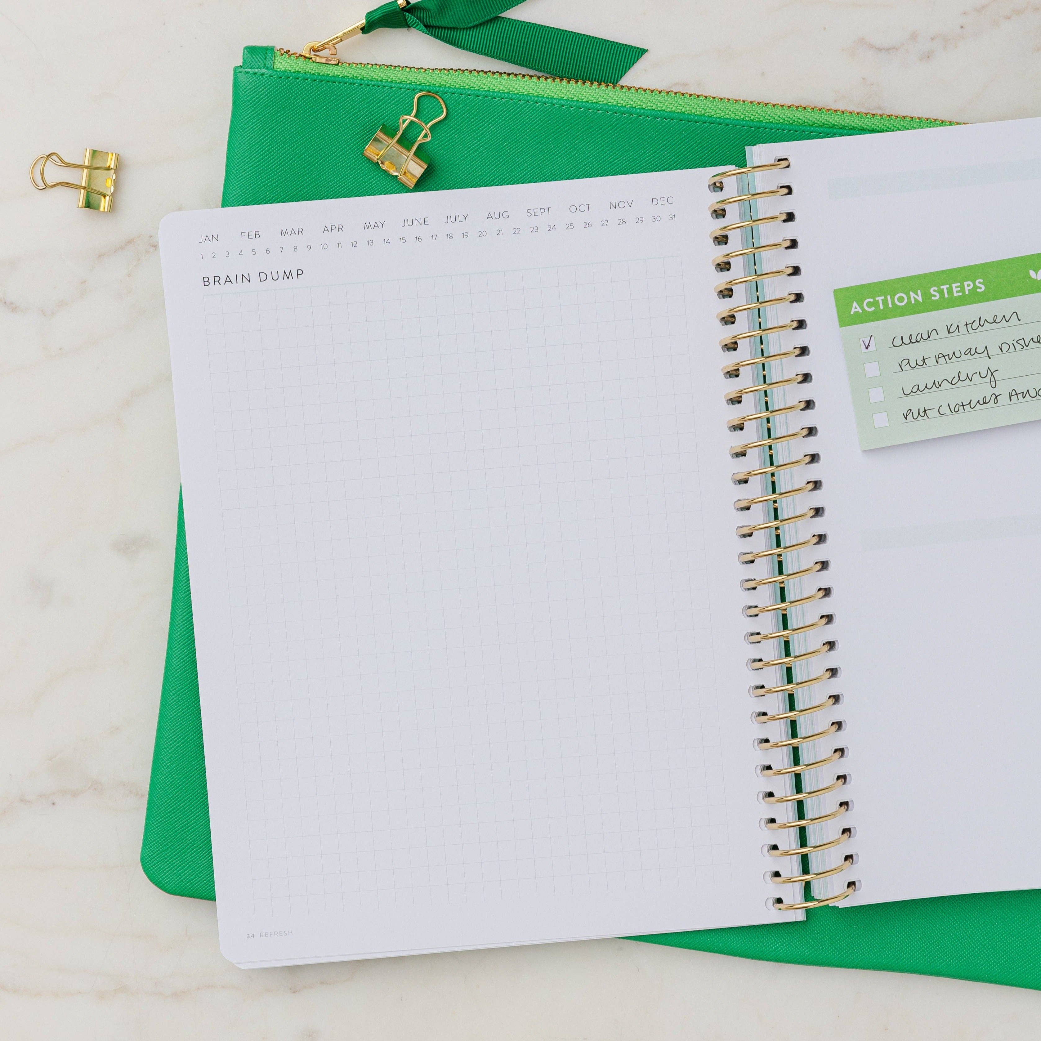 Cultivate What Matters - Wholesale Journal/Diary - Refresh Brain Dump Journal | Navy7