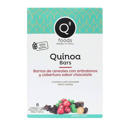 Quinoareep met cranberry en chocolade voor wholesale door QFoods Europe