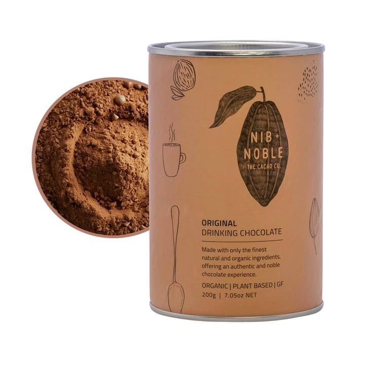 200g Organic Drinking Chocolate Original 46% for wholesale by Prana Chai
