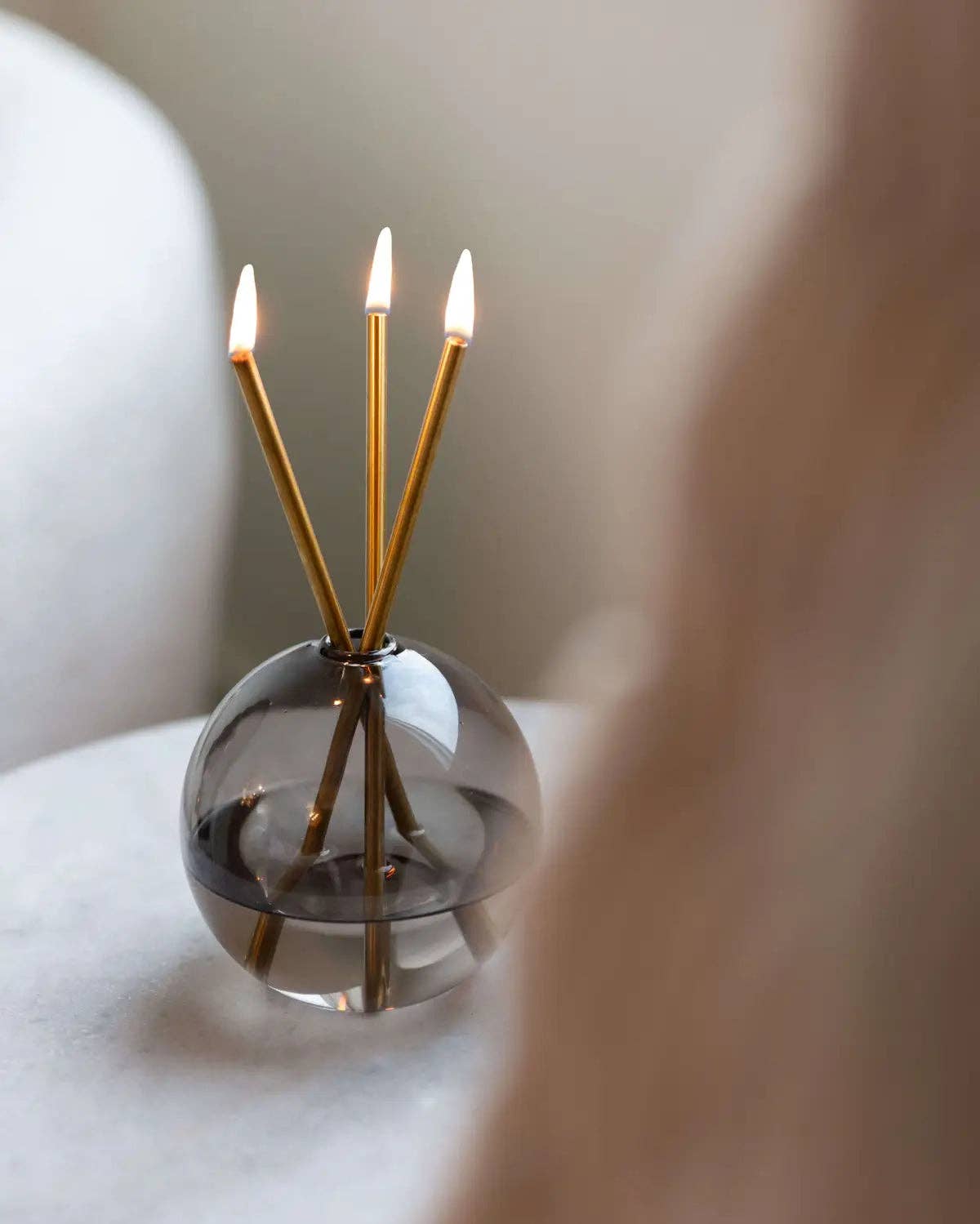 Everlasting Candle - Wholesale Vase - Neva Vase, Storm [x6] --WHOLESALE1