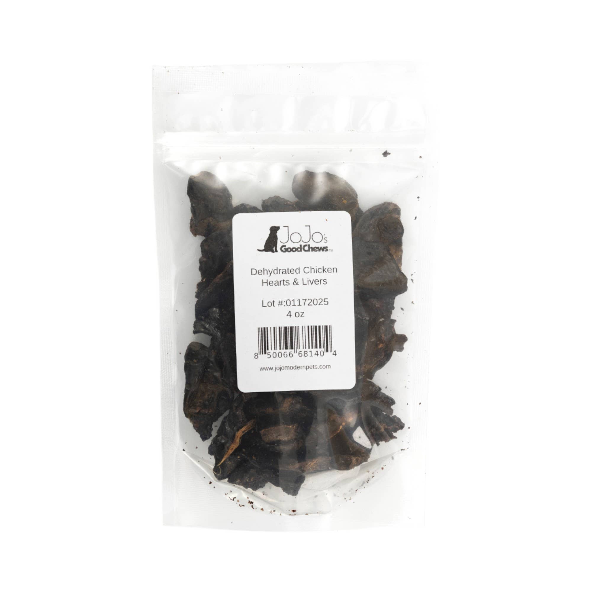 Jojo Modern Pets – wholesale Pet treats – Dog – Dehydrated Chicken Hearts & Livers Natural Dog Treats (1lb)2