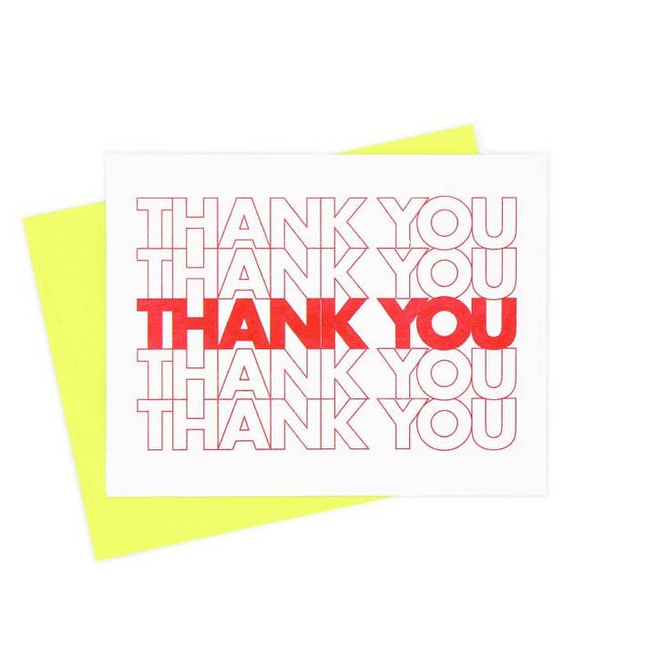 Thank You Bag - Card for wholesale by Next Chapter Studio