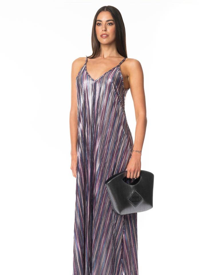 Lange Jurk Multicolor voor wholesale door ACQUADICOCCO