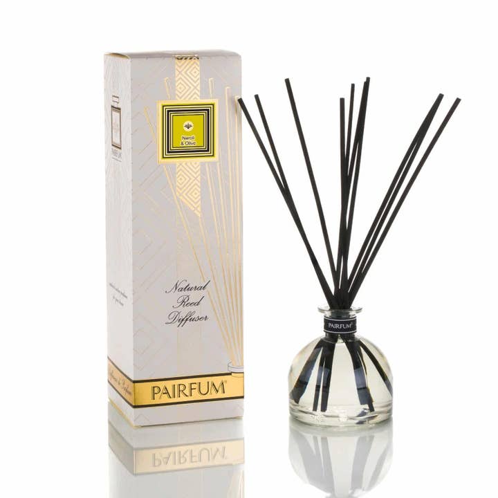 Large Reed Diffuser - Bell Shape - Neroli & Olive for wholesale by Pairfum London