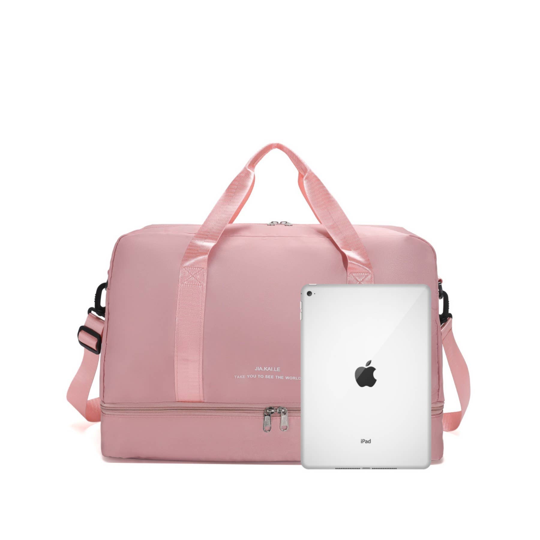 wandf – wholesale Weekender bag – women's – Travel Bag with Shoe Compartment - Waterproof Yoga Gym Bag11