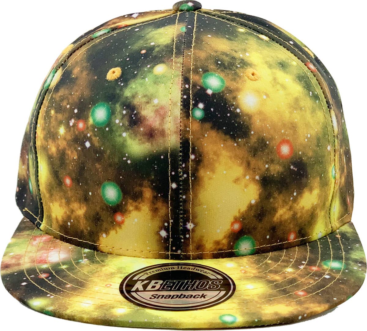 KBETHOS - Wholesale Flat Brim Cap - Unisex - Galaxy Snapback6