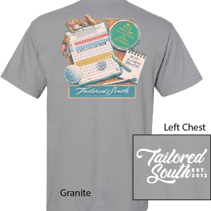 TS001 - Carta da golf in granito per la vendita all'ingrosso da parte di Tailored South Hat Co.