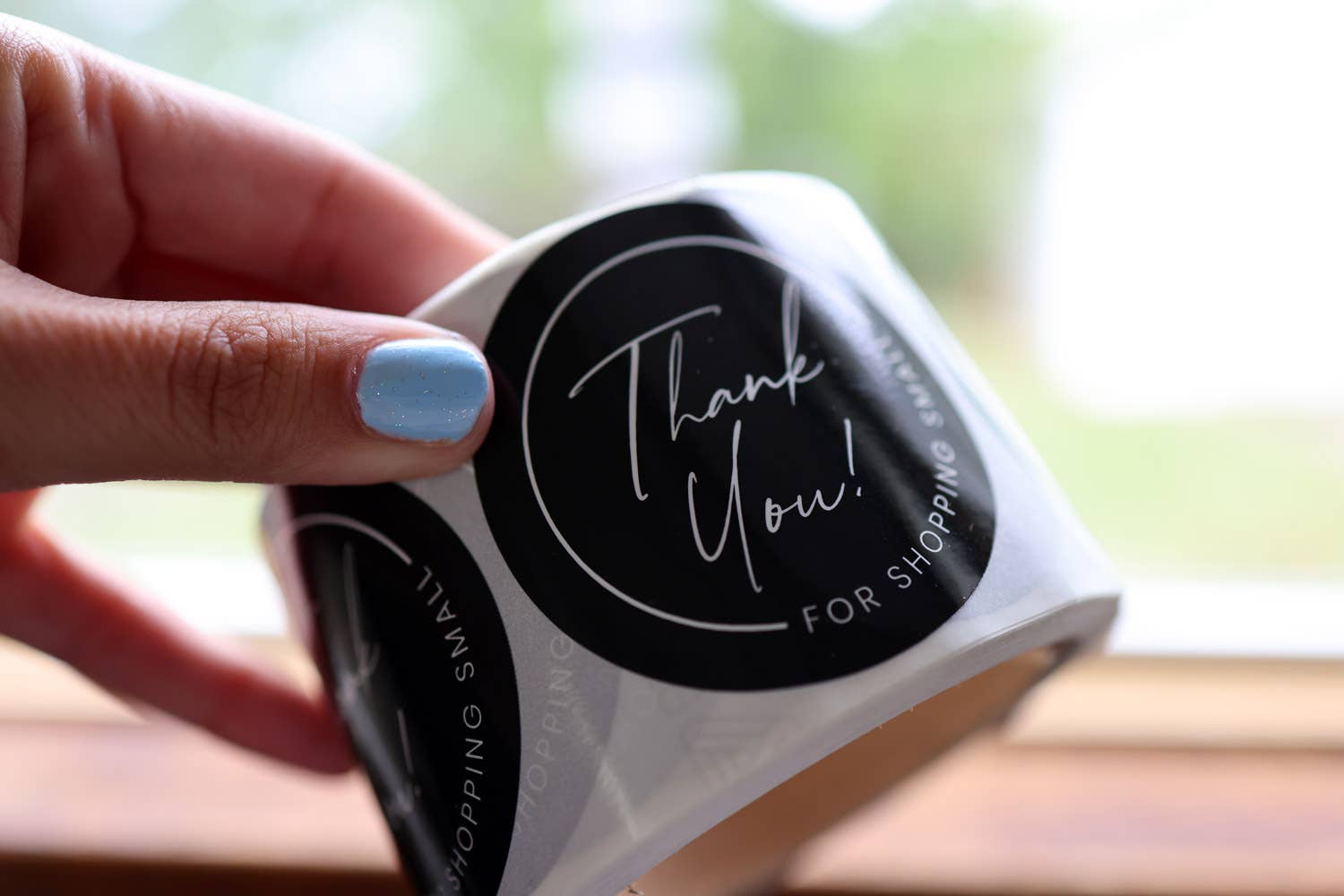 Send Me a Dream – wholesale Sticker – Roll of 250 Packaging Stickers-Thank You for Shopping Small8