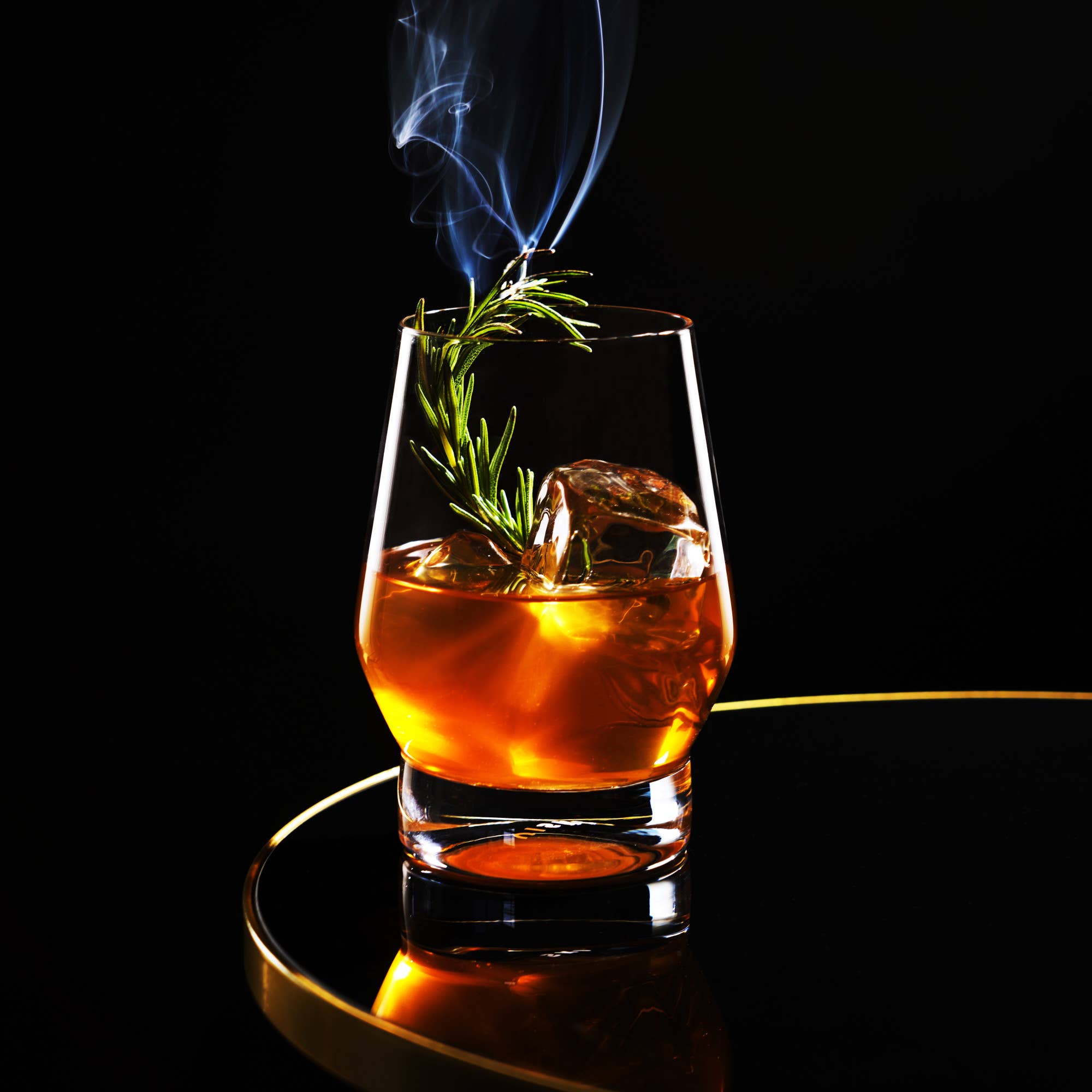 Viski - Wholesale Cocktail/Liquor Glass - Raye™ Heavy Base Crystal Whiskey Glasses Set of 23