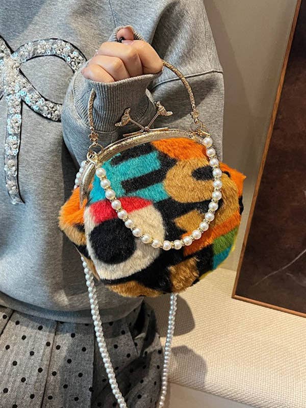 Contrast Color Zipper Crossbody Bags Handbags for wholesale on Faire