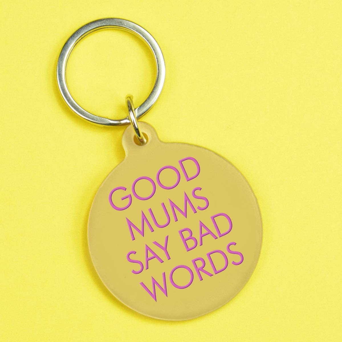 Flamingo Candles – wholesale Keychain – Women's – Good Mums Say Bad Words Keytag0
