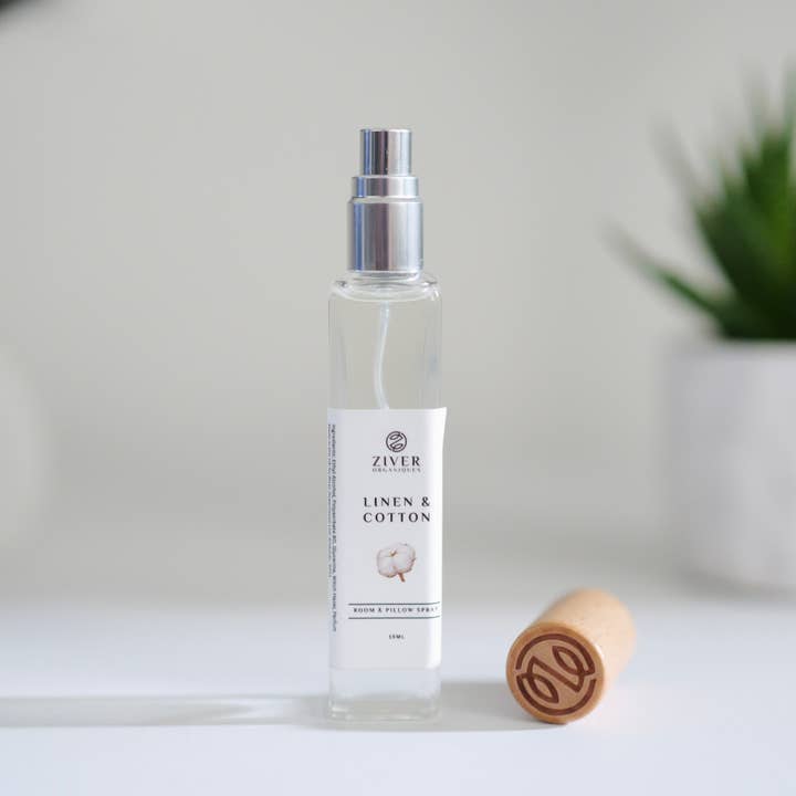 Ziver Organiques - Wholesale Room & Linen Spray - Natural Room & Linen Spray | Fresh Linen and Cotton