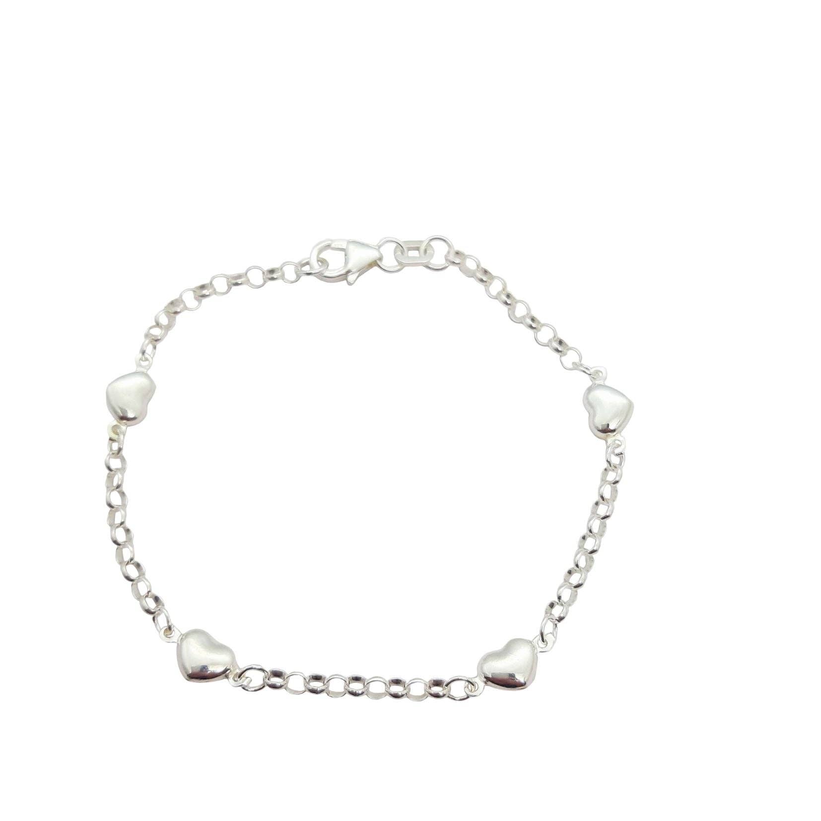 CLANDELA - Wholesale Charm/Dangle Bracelet - Hearts Child's Bracelet