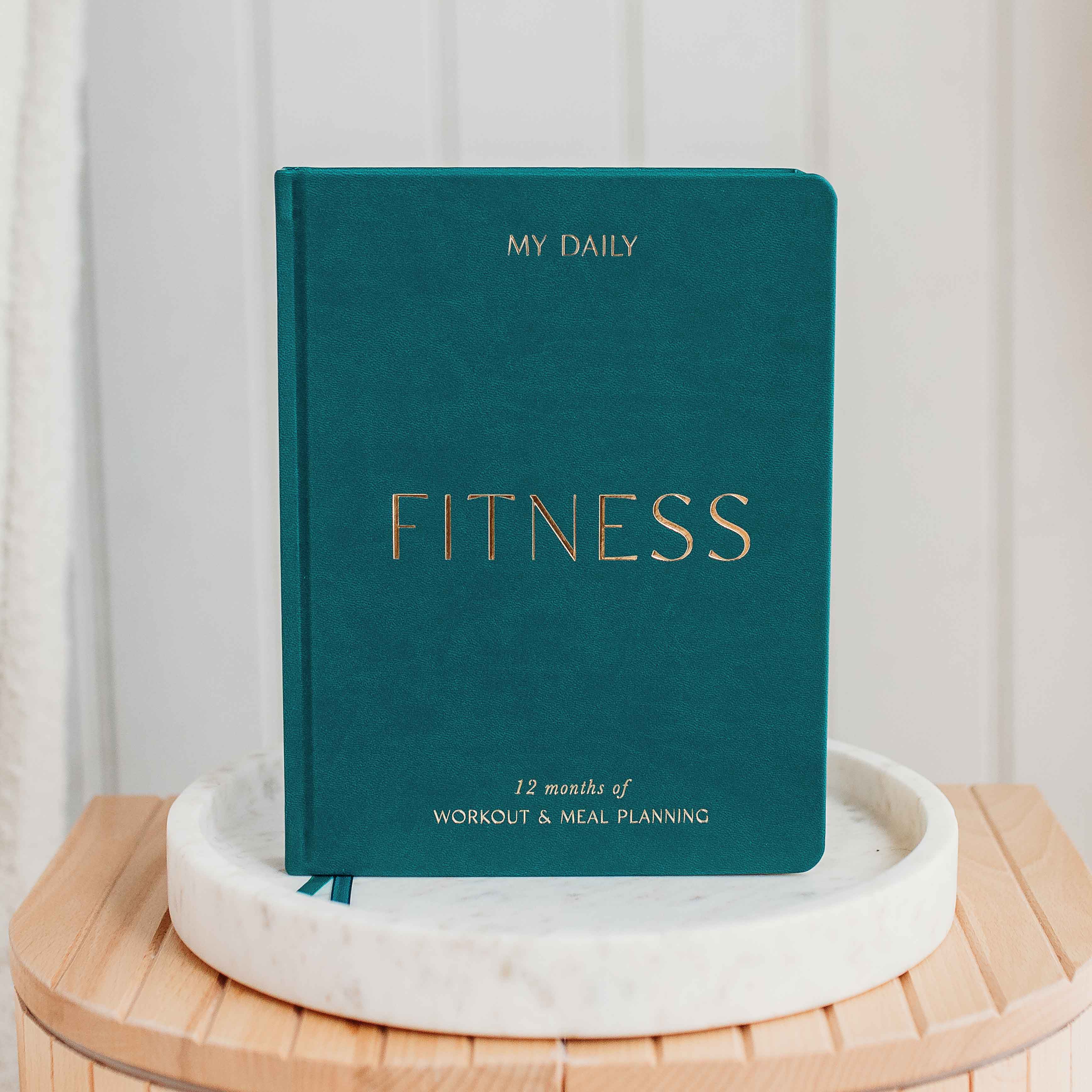 Blush And Gold – Großhandel Planer – Mein täglicher Fitnessplaner - Trainings- und Essensplaner (Forest)