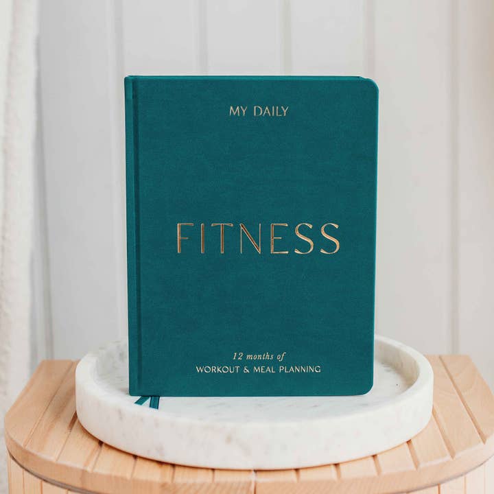Blush And Gold - Vendita all'ingrosso Planner - My Daily Fitness Planner - Pianificatore di allenamenti e pasti (Forest)