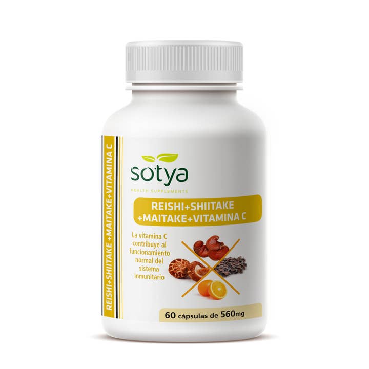 Capsules Sotya - Capsules Reishi, Shitake, Maitake 500 mg pour la vente par sotya