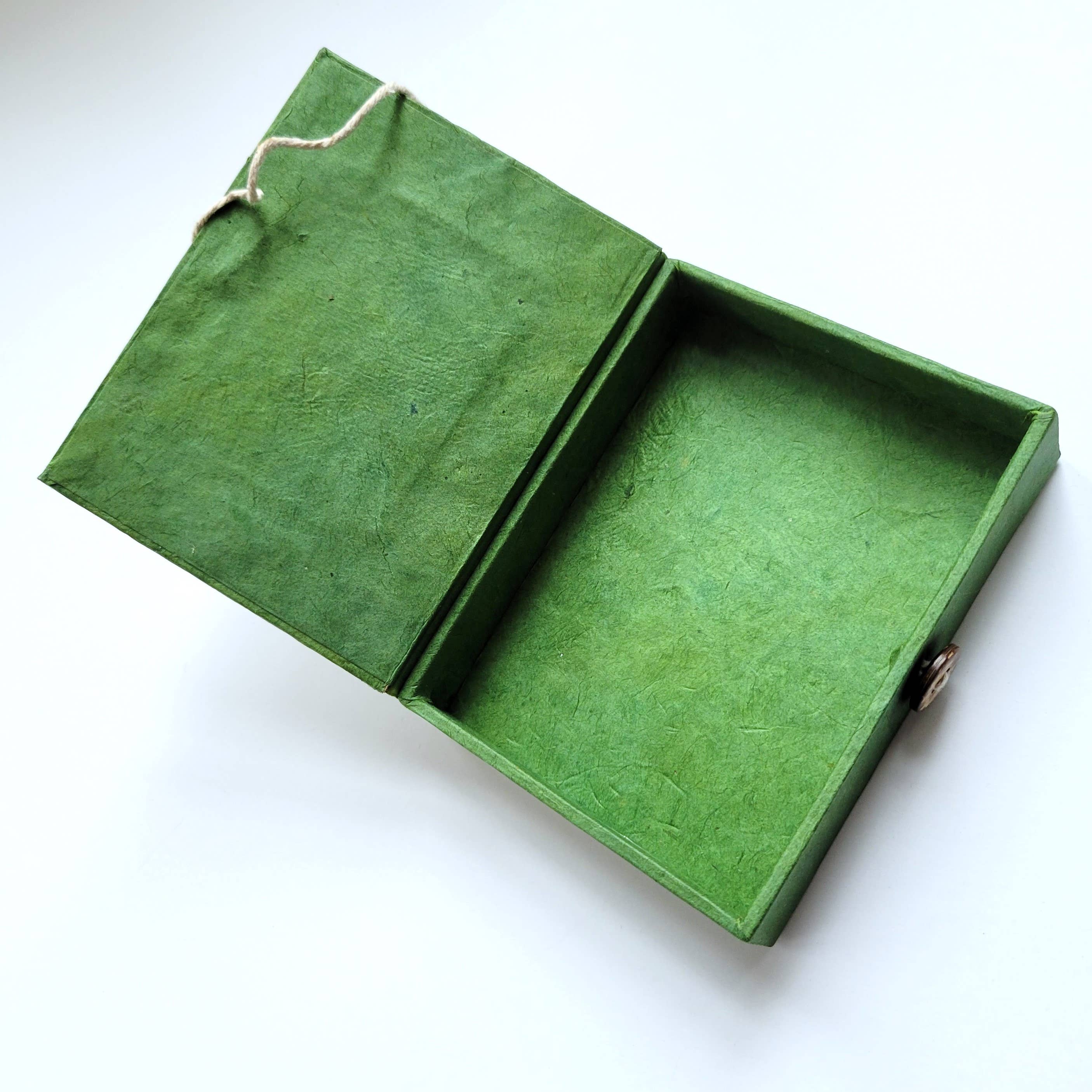 Eclectic Woodchuck - Wholesale Decorative Box - Sunflower Batik Mini Paper Mache Box4