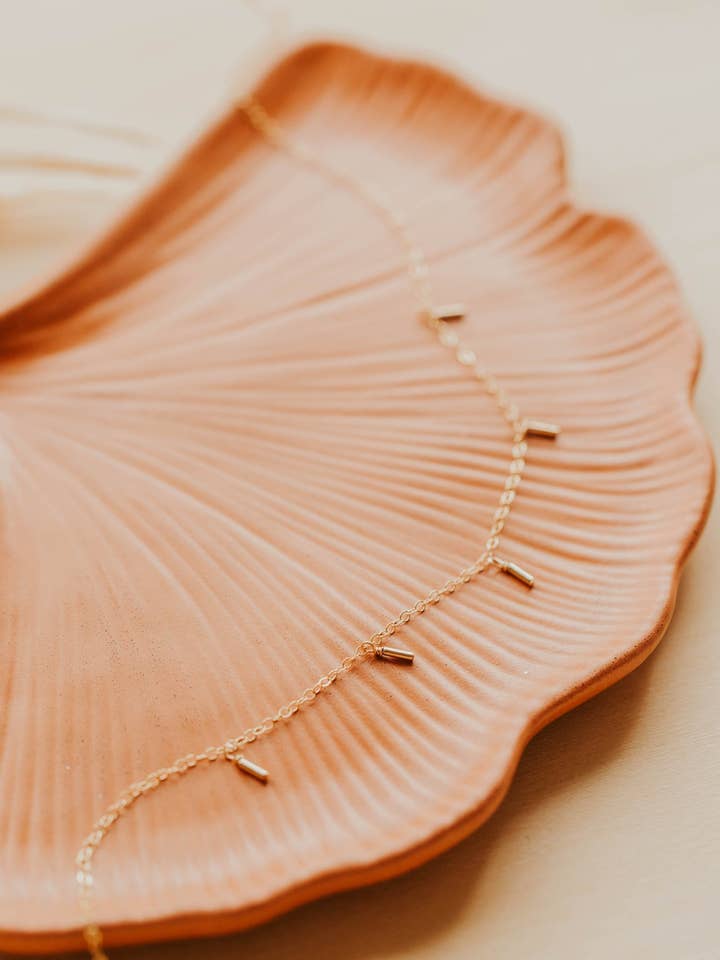 Cali Necklace | 14kt Gold Fill + Sterling Silver for wholesale by Hello Adorn