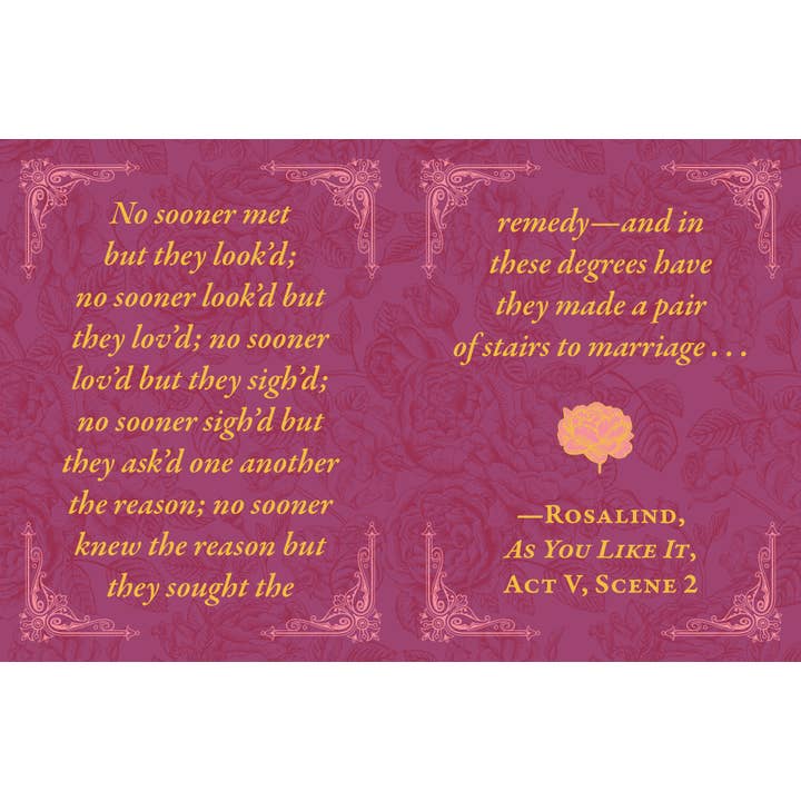 Insight Editions - #1 Pop Culture Publisher - Wholesale Poetry & Drama - William Shakespeare: Famous Loving Words (Tiny Book)3