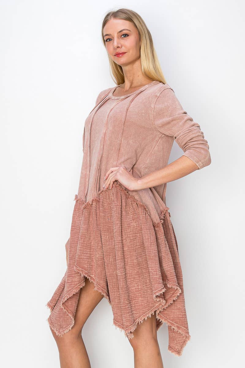 J.Her - Vendita all'ingrosso Tunica - Donna - Tunica da fata Boho Distressed HT41417