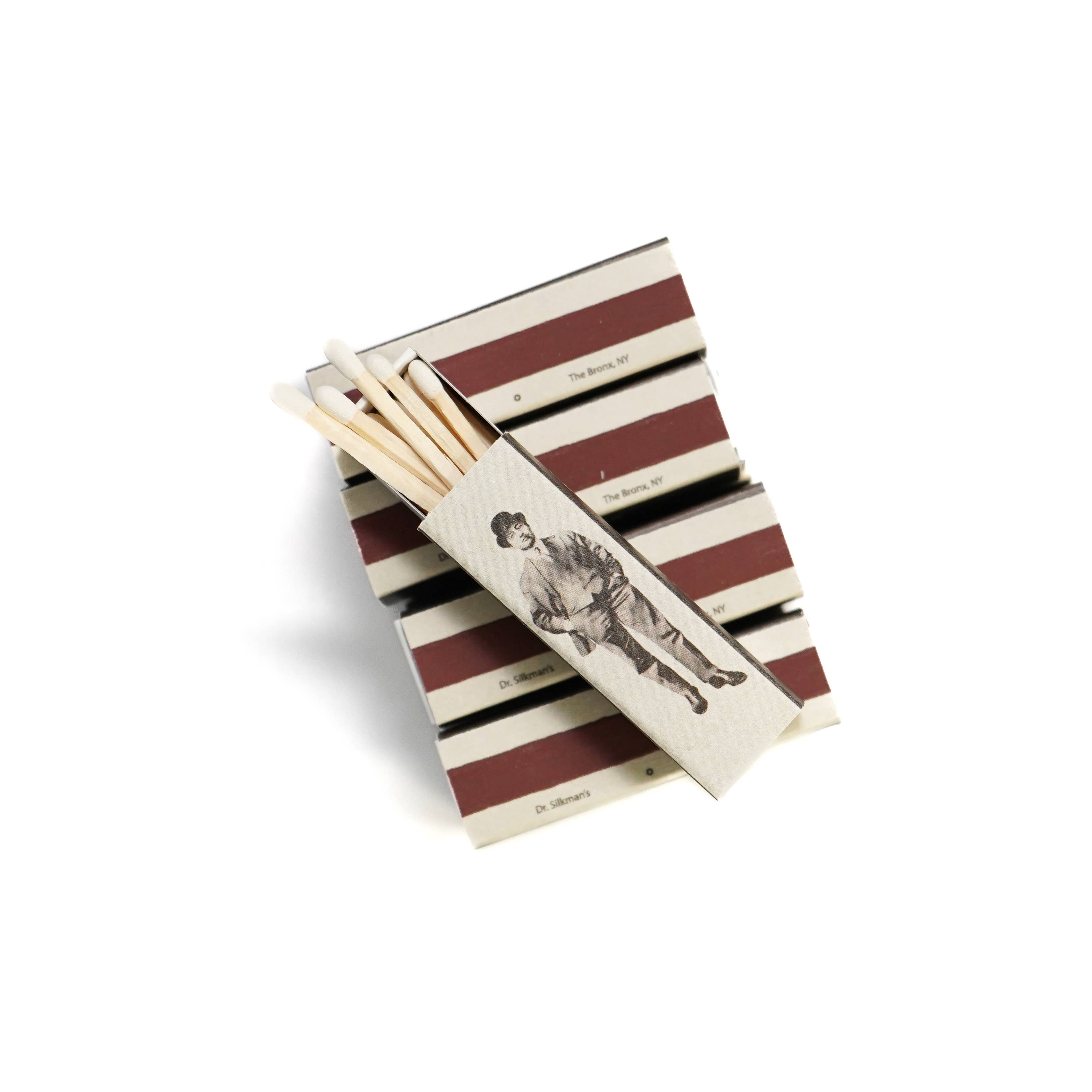 Dr. Silkman's - Wholesale Matches - Branded Matchboxes (free with candle purchase!)1