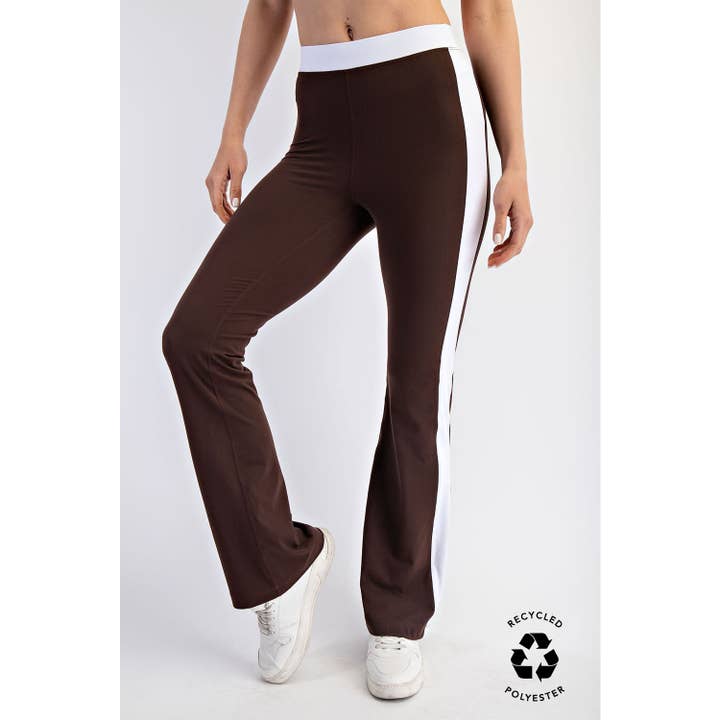 Rae Mode - Wholesale Athletic Pants - Women's - BUTTER SOFT SIDE STRIPE FLARE LEGGINGS20