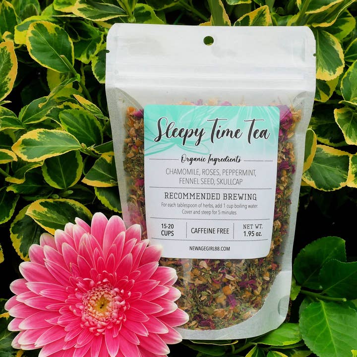 Sleepy Time Organic Herbal Loose Tea for wholesale by The Healing Sanctuary