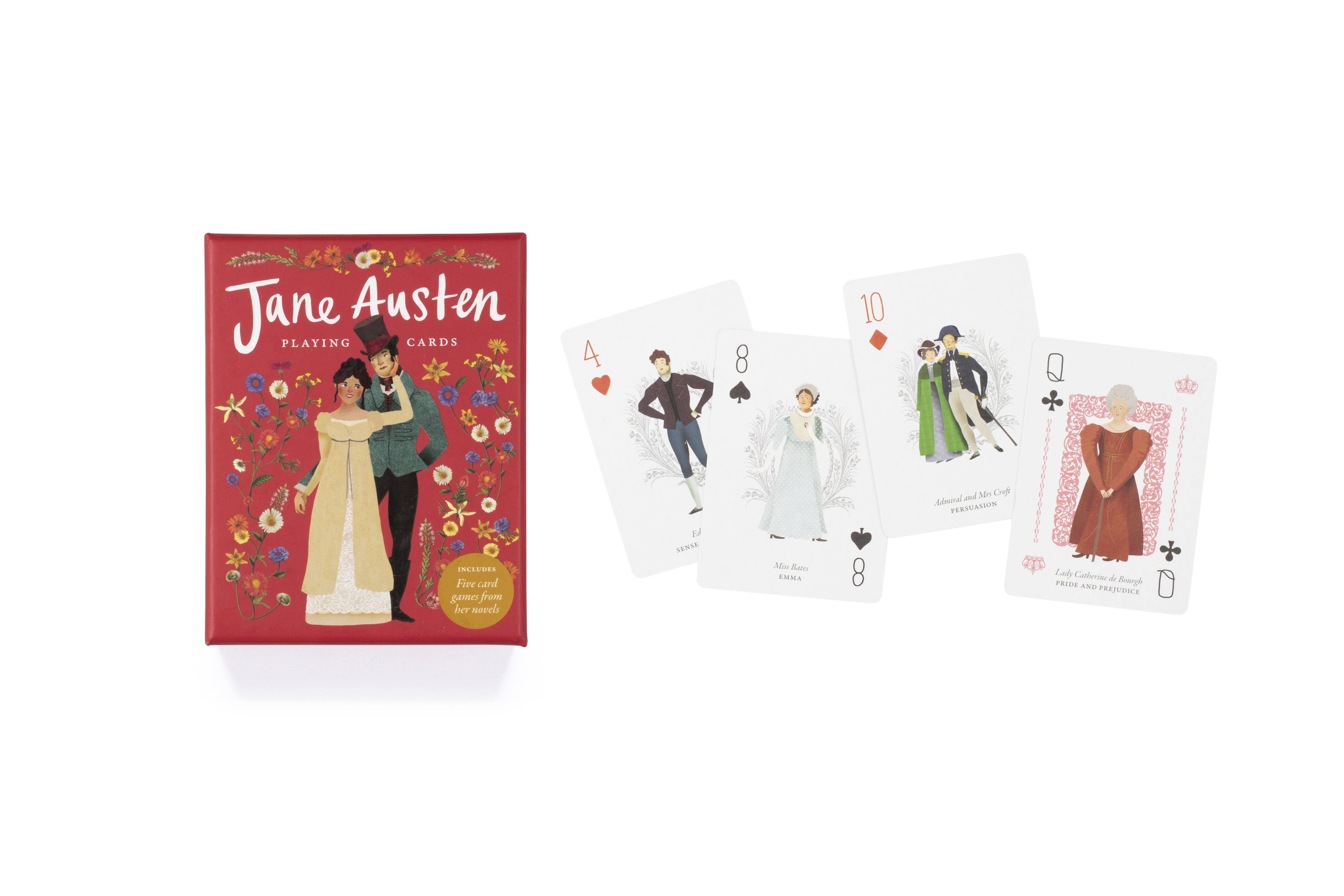 Bookspeed - Wholesale Card Game - Jane Austen Playing Cards2