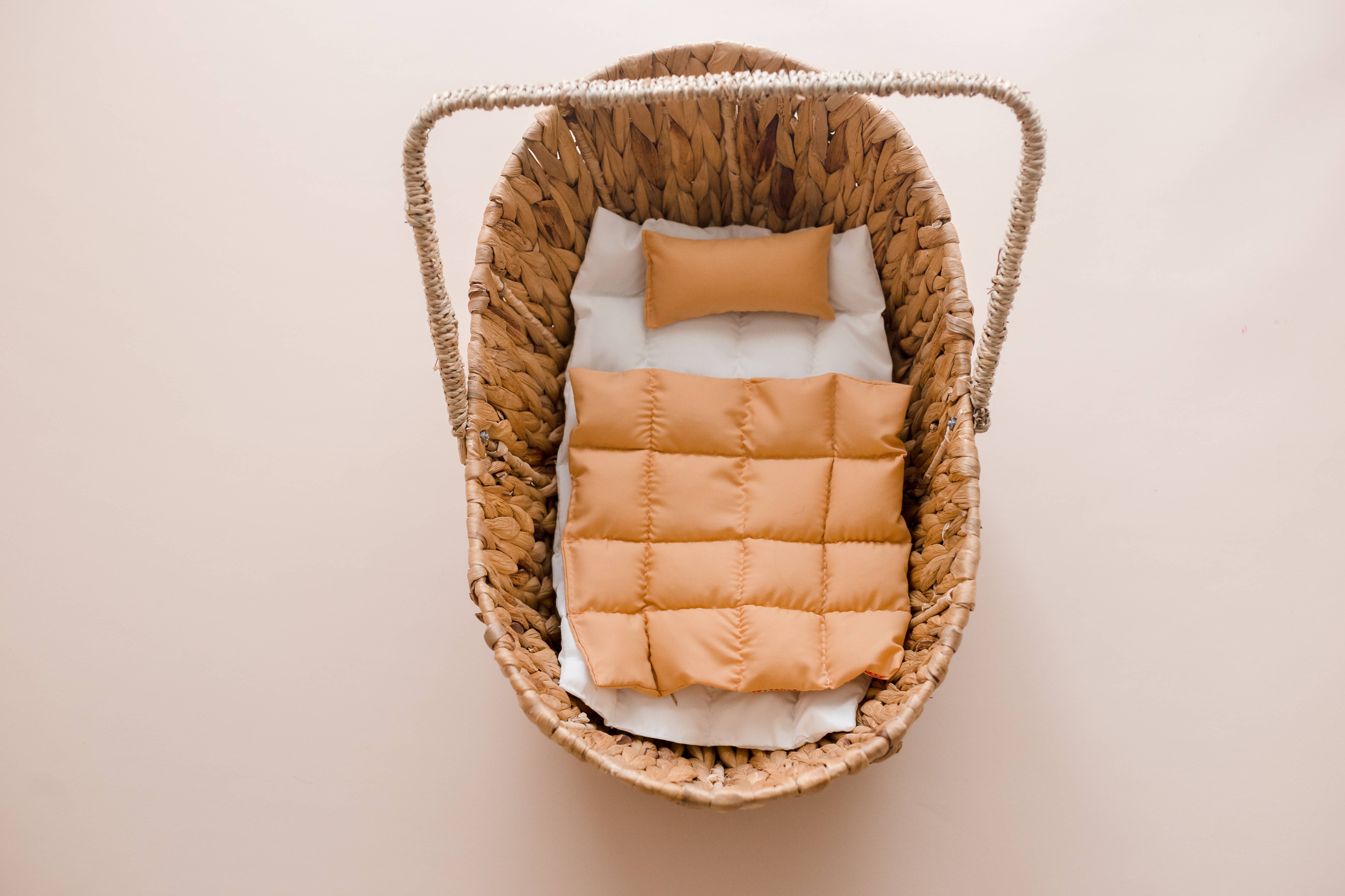 Q Toys – wholesale Doll accessory kit – Kids – Wicker Doll Basket0